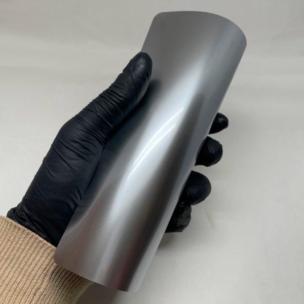 WunderVinyl Super Gloss+ Liquid Silver car wrapping film
