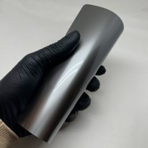 WunderVinyl Super Gloss+ Liquid Space SIlver car wrapping film