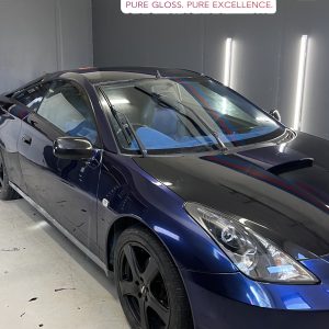 WunderVinyl Super Gloss+ Liquid Gentian Blue car wrap