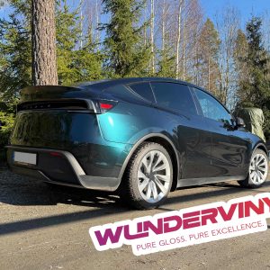 WunderVinyl Super Gloss+ Dark Racing Green LT — Tesla Model Y